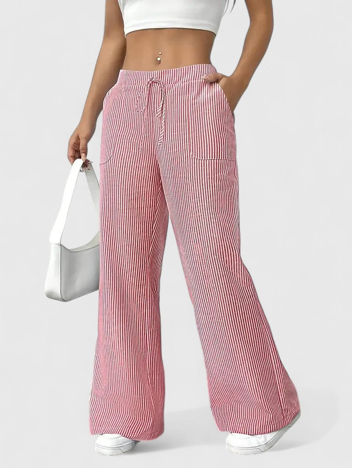 Dominique™ | Bequeme, weite Hose mit eleganten Details