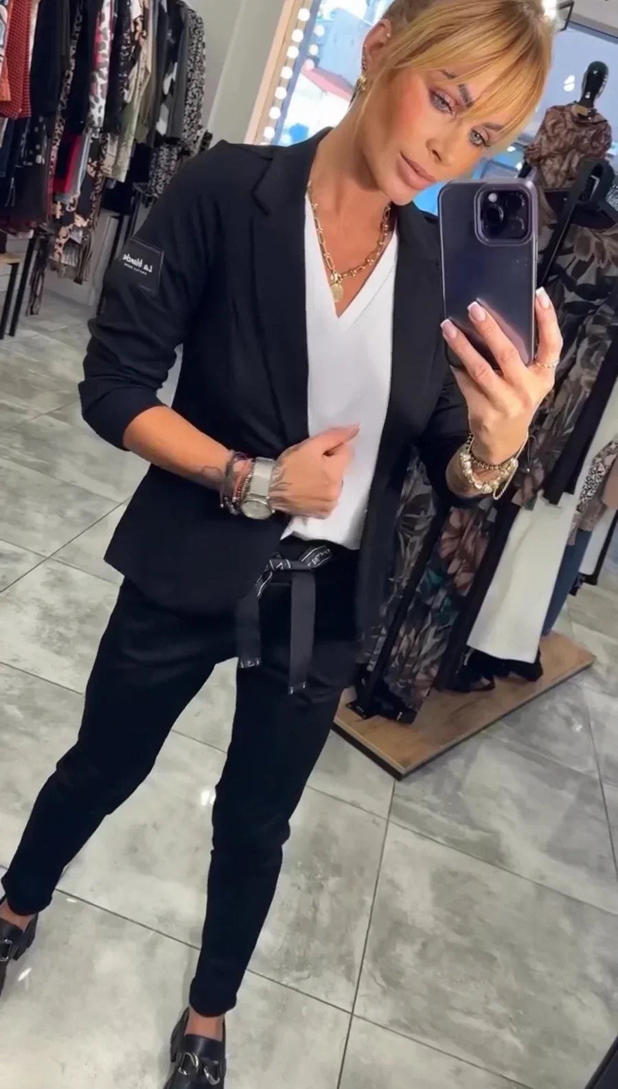 Ariane | Elegantes Blazer- und Hosen-Set