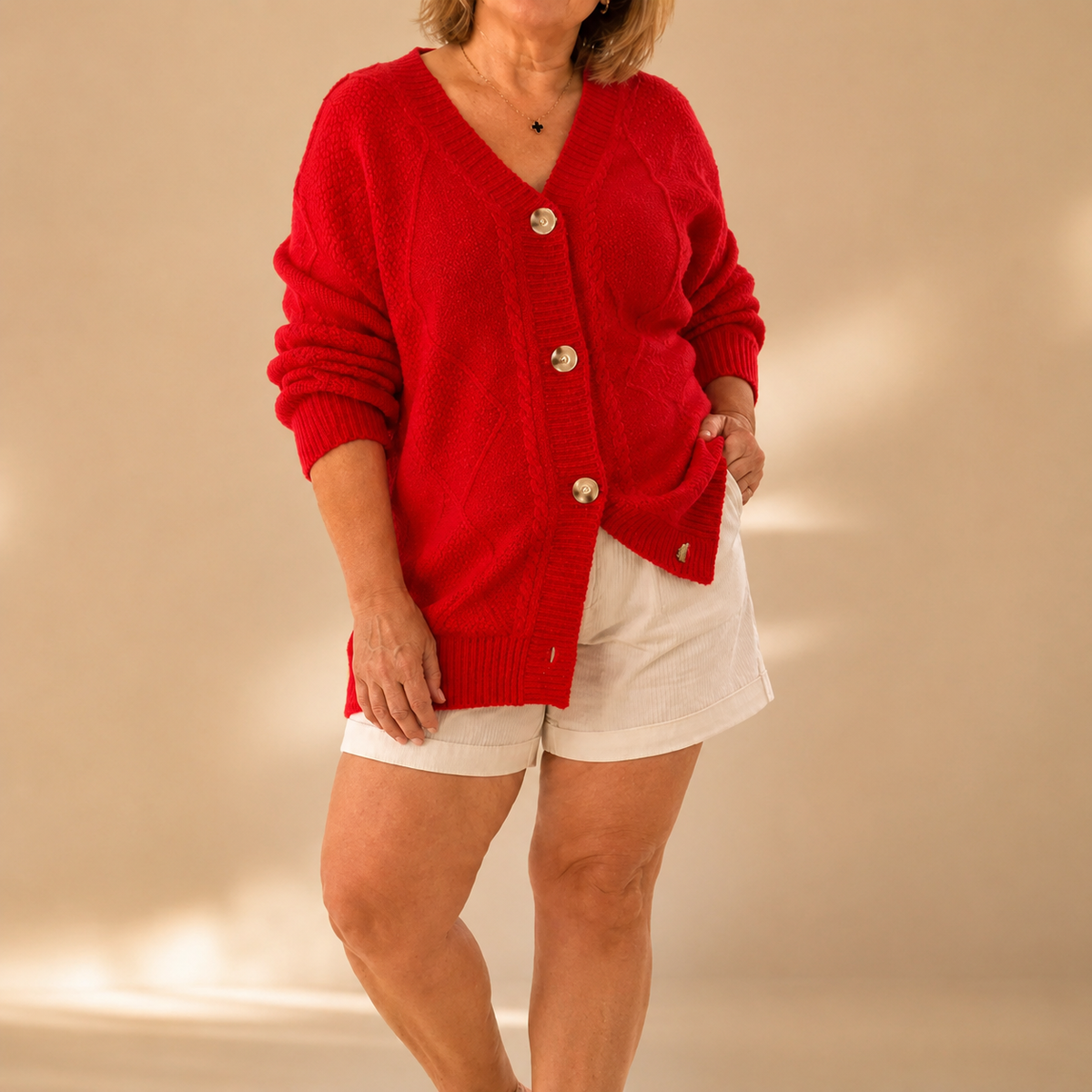 Karin™ | Weiche Strickjacke mit Knöpfen