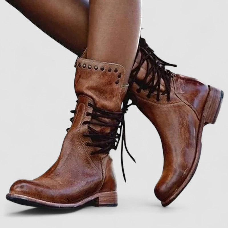 Rachel | Vintage Western-Schnürstiefeletten