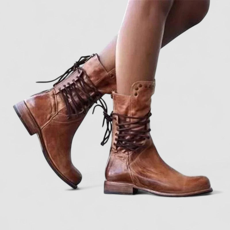 Rachel | Vintage Western-Schnürstiefeletten