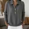 Ladina™ | Eleganter Damen-Strickpullover mit Kragen