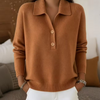 Ladina™ | Eleganter Damen-Strickpullover mit Kragen
