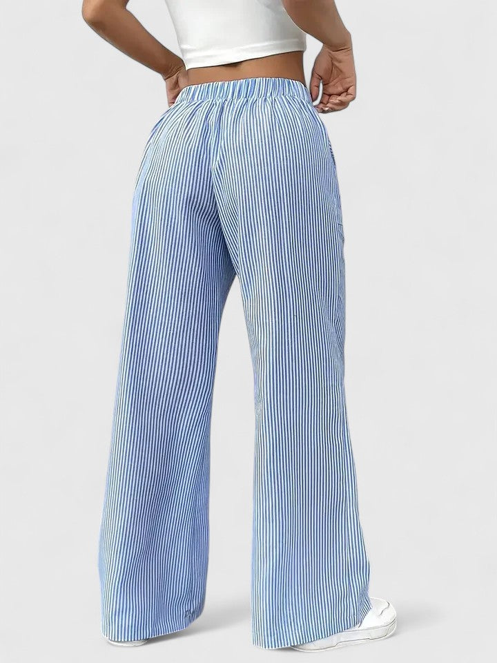 Dominique™ | Bequeme, weite Hose mit eleganten Details