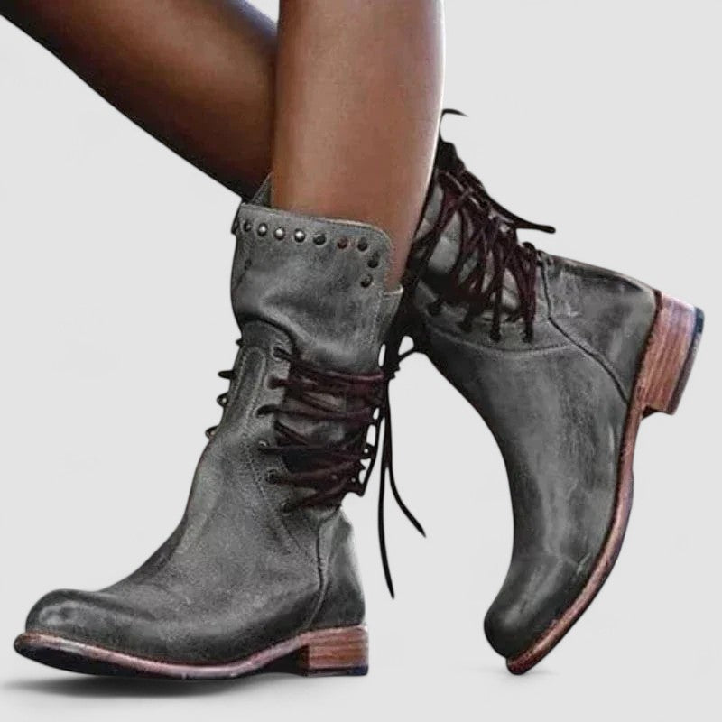 Rachel | Vintage Western-Schnürstiefeletten