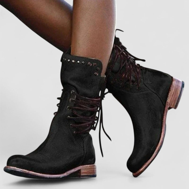 Rachel | Vintage Western-Schnürstiefeletten