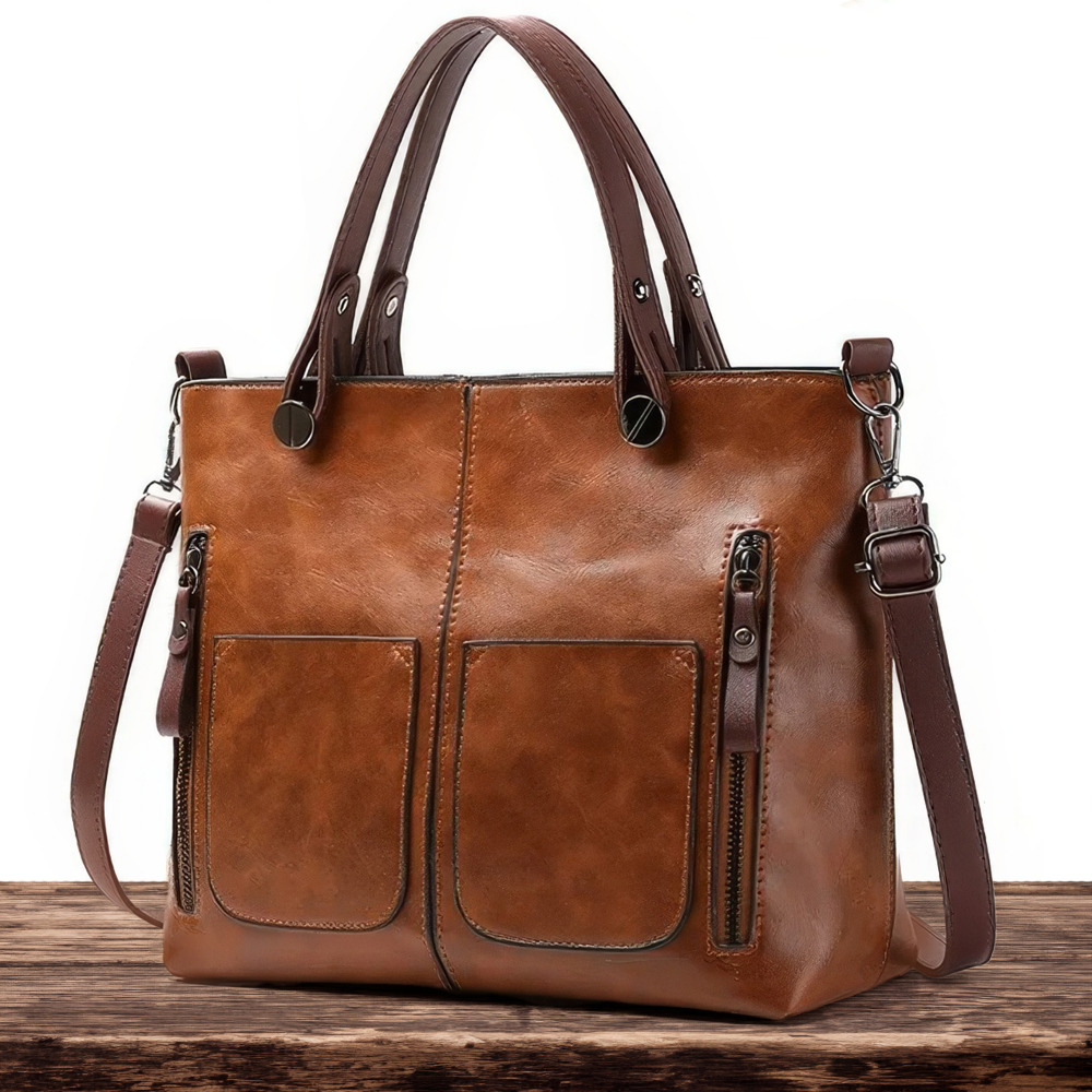 Leticia - Vintage Shopper mit Seitentaschen