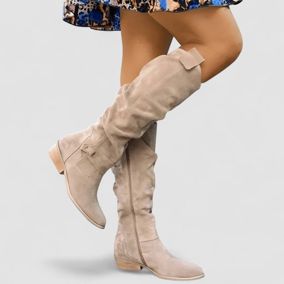 Adeliza | Kniehohe Reitstiefel mit lockerem Schaft