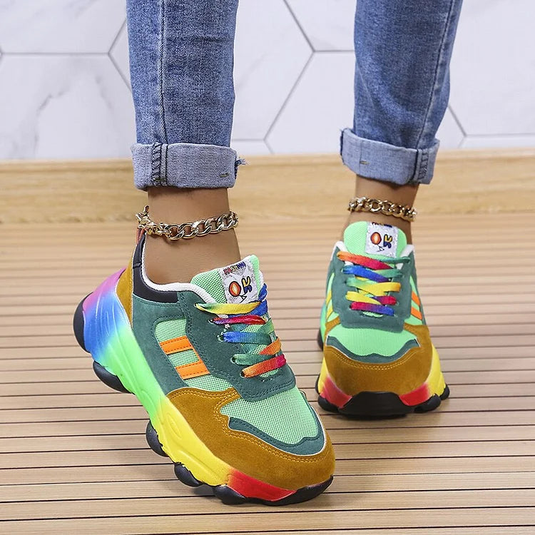 Isolina | Bunte Komfort-Sneaker