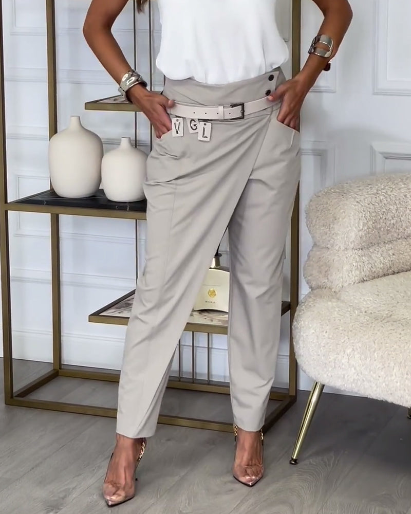 Cora™ | Patchwork-Hose mit Gürtel