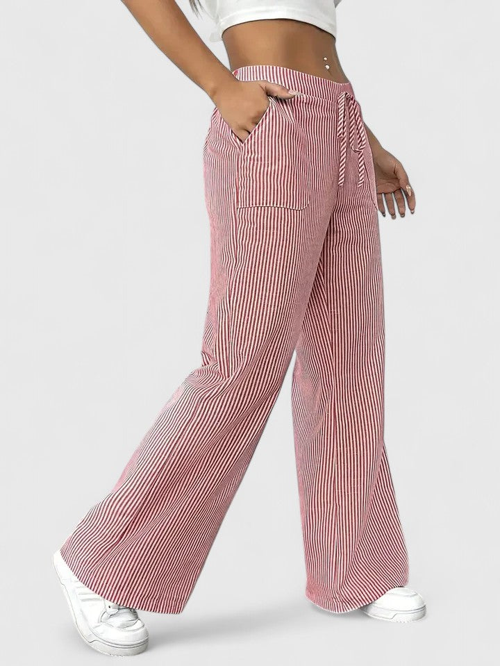 Dominique™ | Bequeme, weite Hose mit eleganten Details