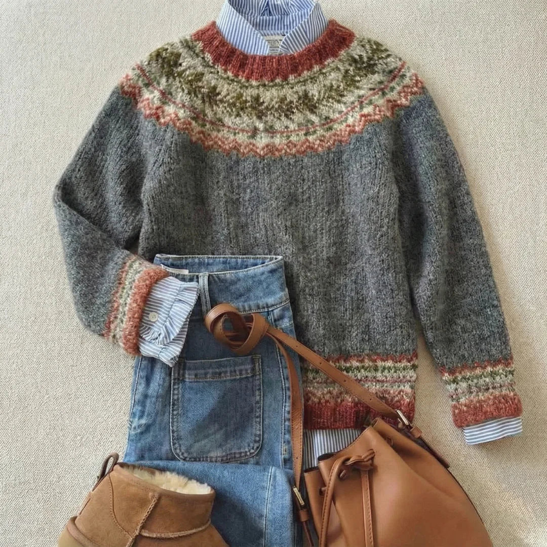 Marlies™ | Klassischer Vintage-Strickpullover