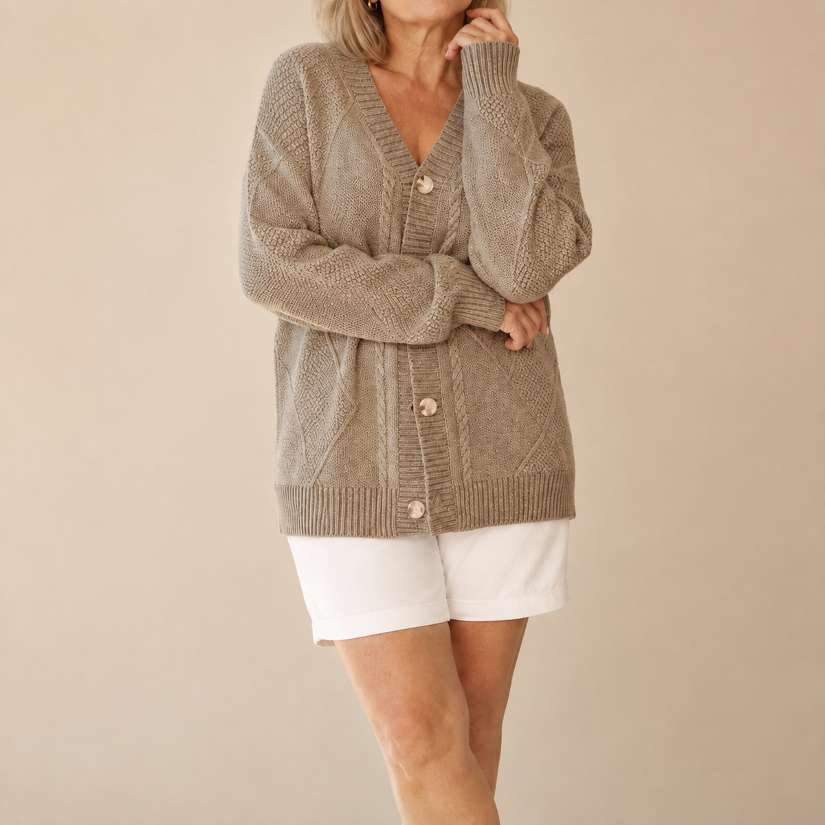Karin™ | Weiche Strickjacke mit Knöpfen
