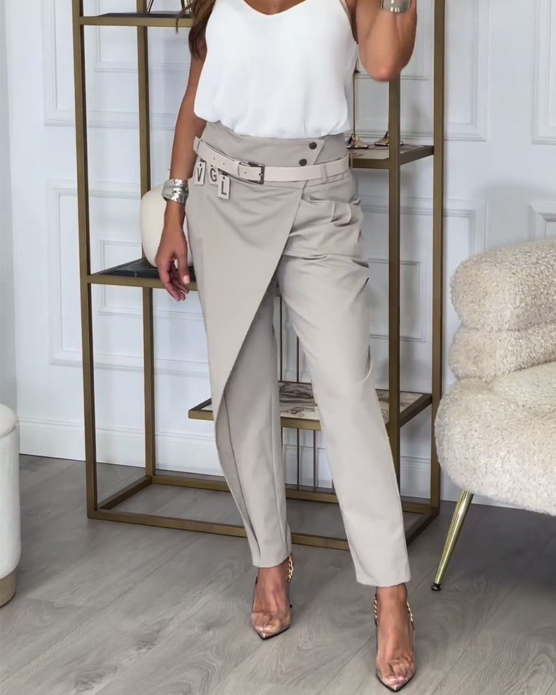 Cora™ | Patchwork-Hose mit Gürtel