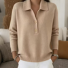 Ladina™ | Eleganter Damen-Strickpullover mit Kragen