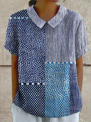 Ella | Patchwork Print Hemd