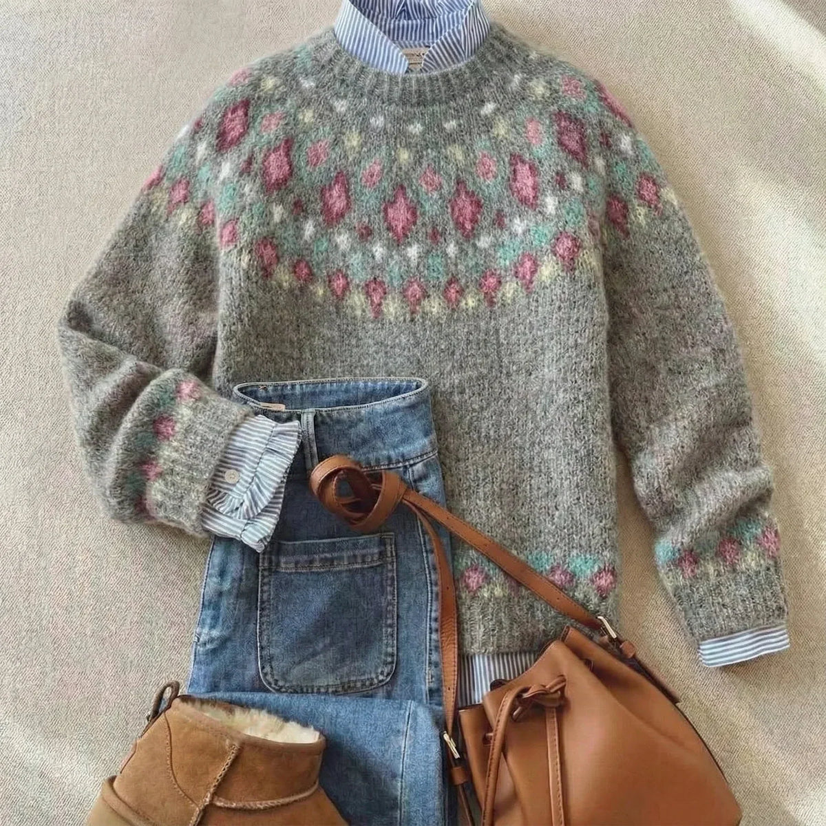 Rebekka™ | Schicker Vintage-Strickpullover