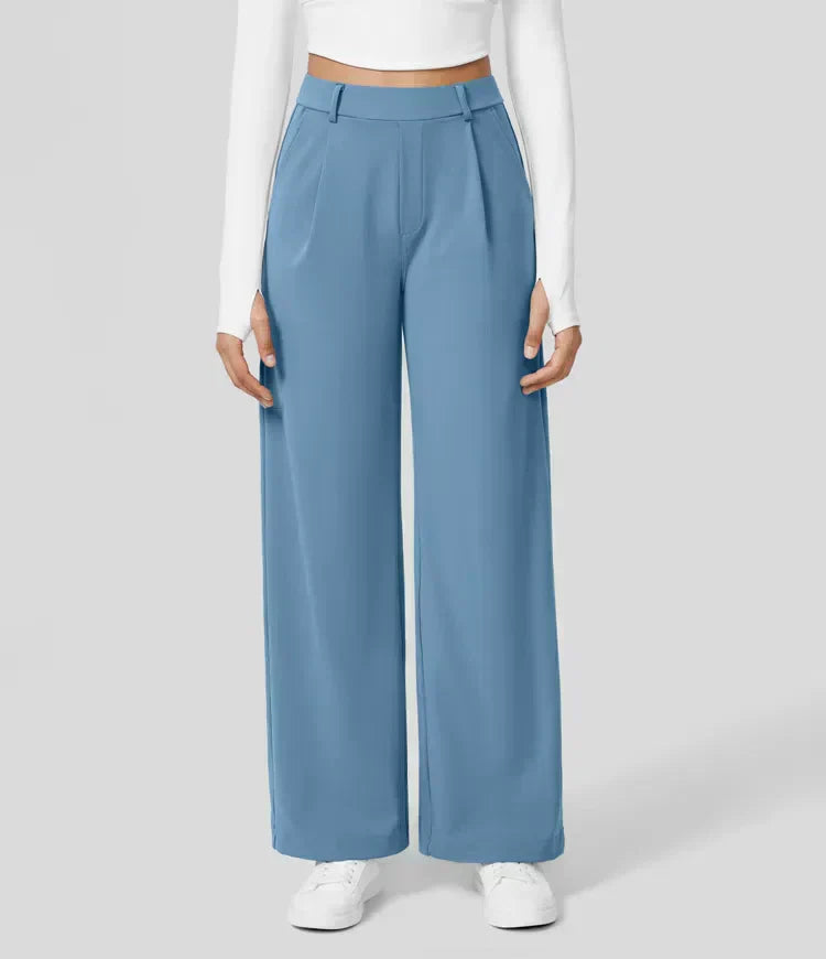 Rosé™ | Elegante Hochtaillierte Hose