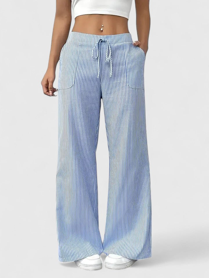 Dominique™ | Bequeme, weite Hose mit eleganten Details