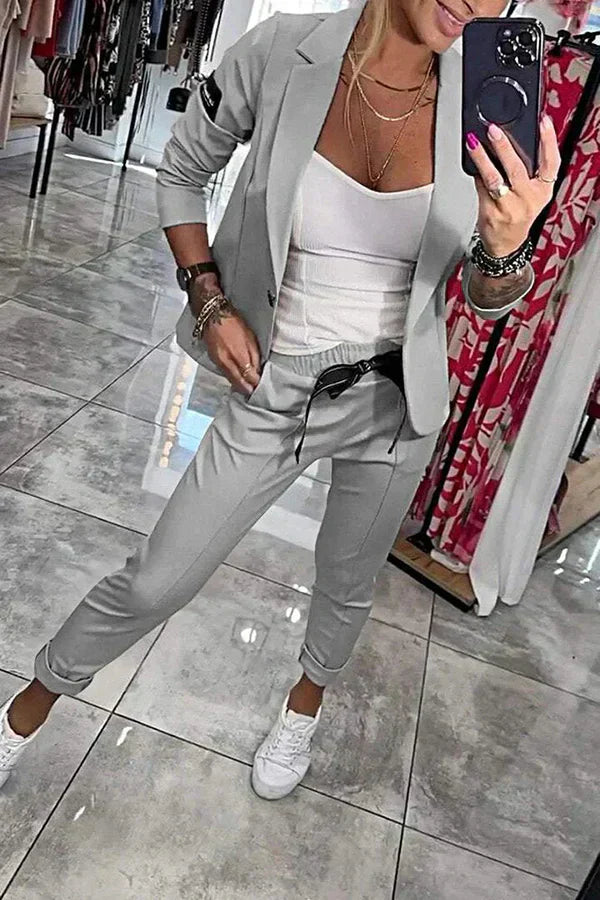 Ariane | Elegantes Blazer- und Hosen-Set