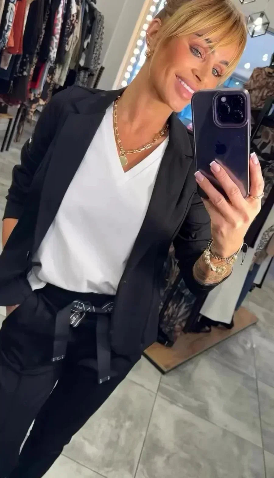 Ariane | Elegantes Blazer- und Hosen-Set