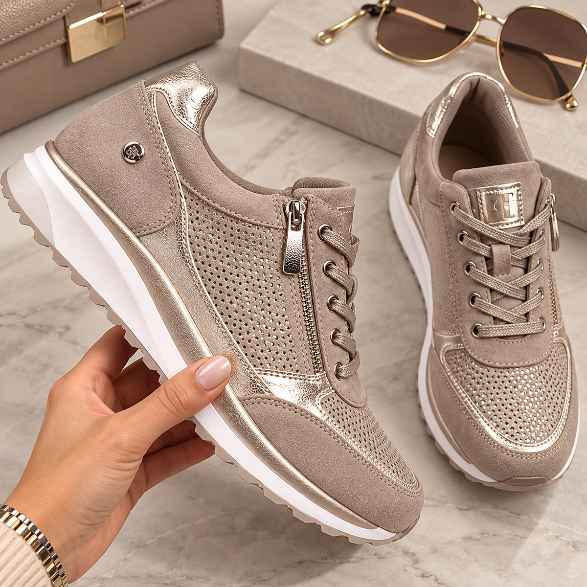 Martina – Komfortschuhe mit Reissverschluss