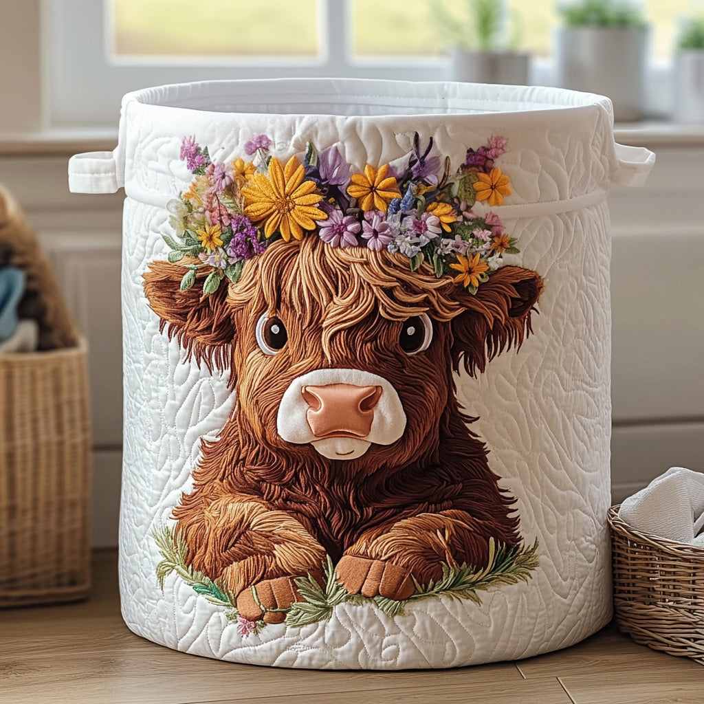 Highland Charm | Handgefertigter Wäschekorb