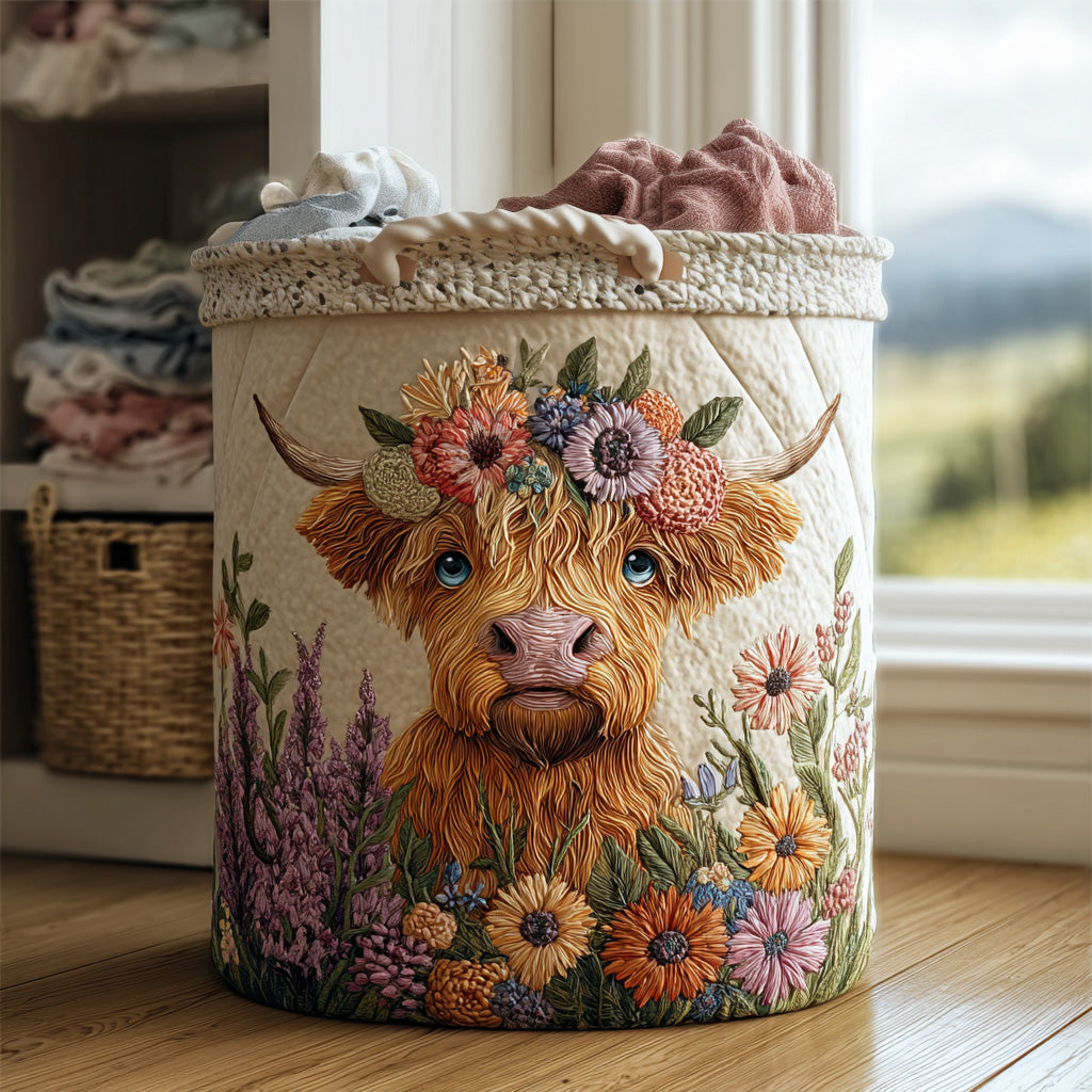 Highland Charm | Handgefertigter Wäschekorb