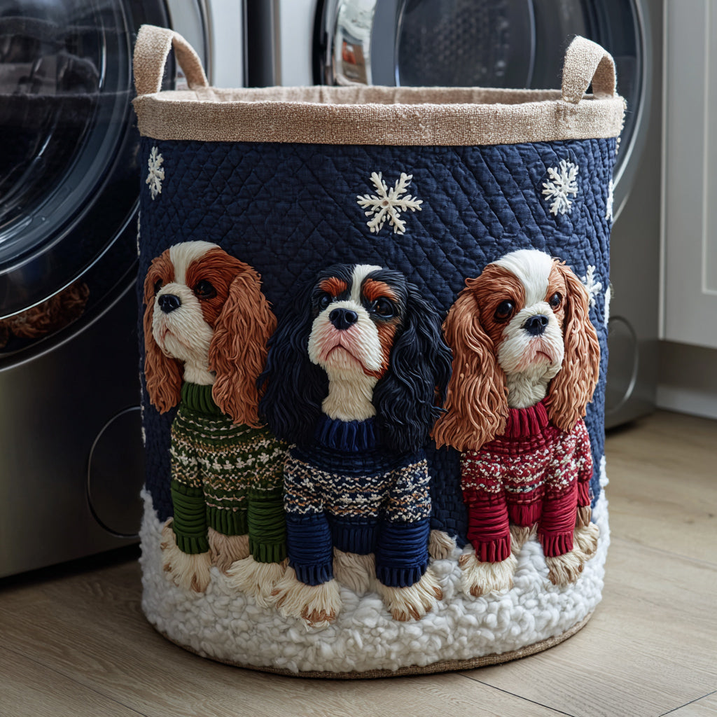 King Charles Sweater | Handgefertigter Wäschekorb