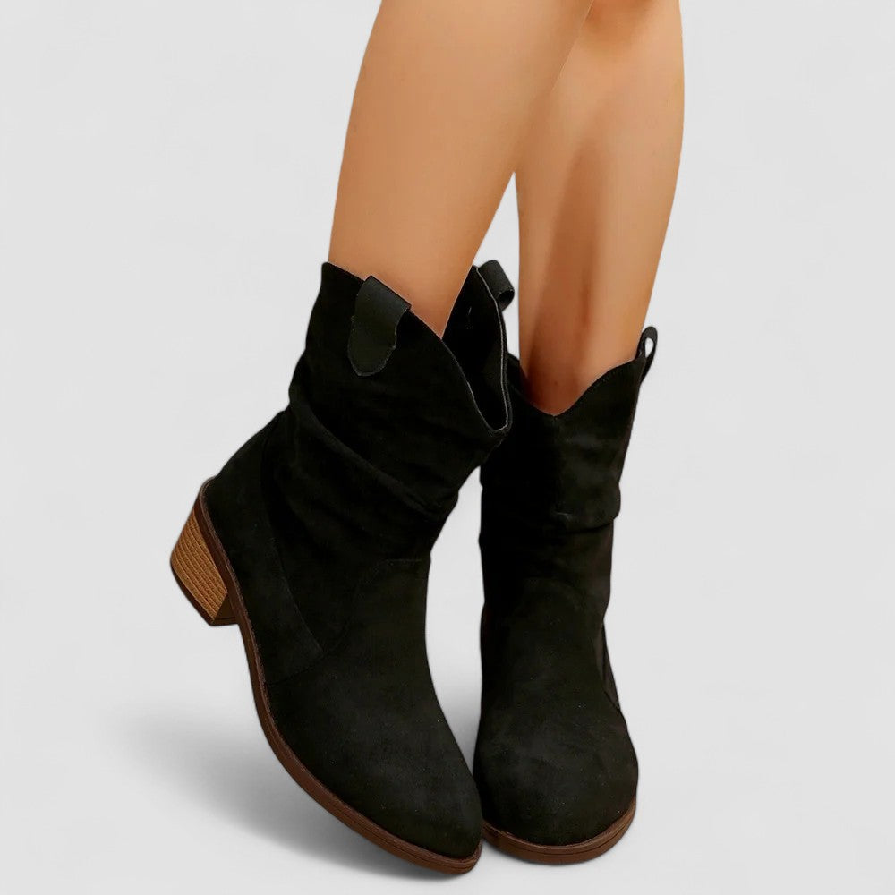 Cleo | Western-Stiefeletten mit lockerem Schaft