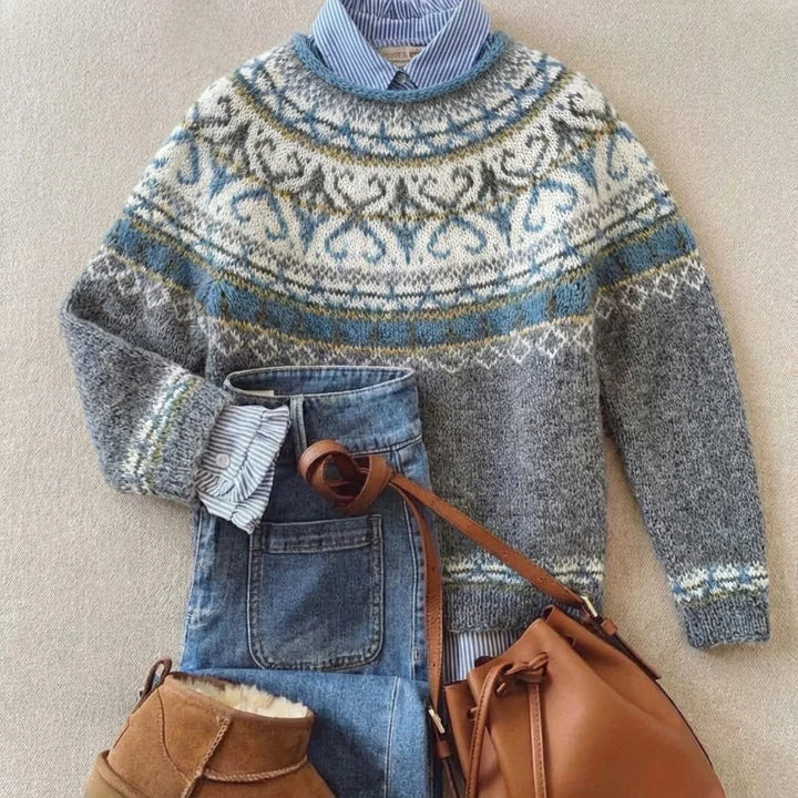 Céline™ | Schicker Vintage-Strickpullover