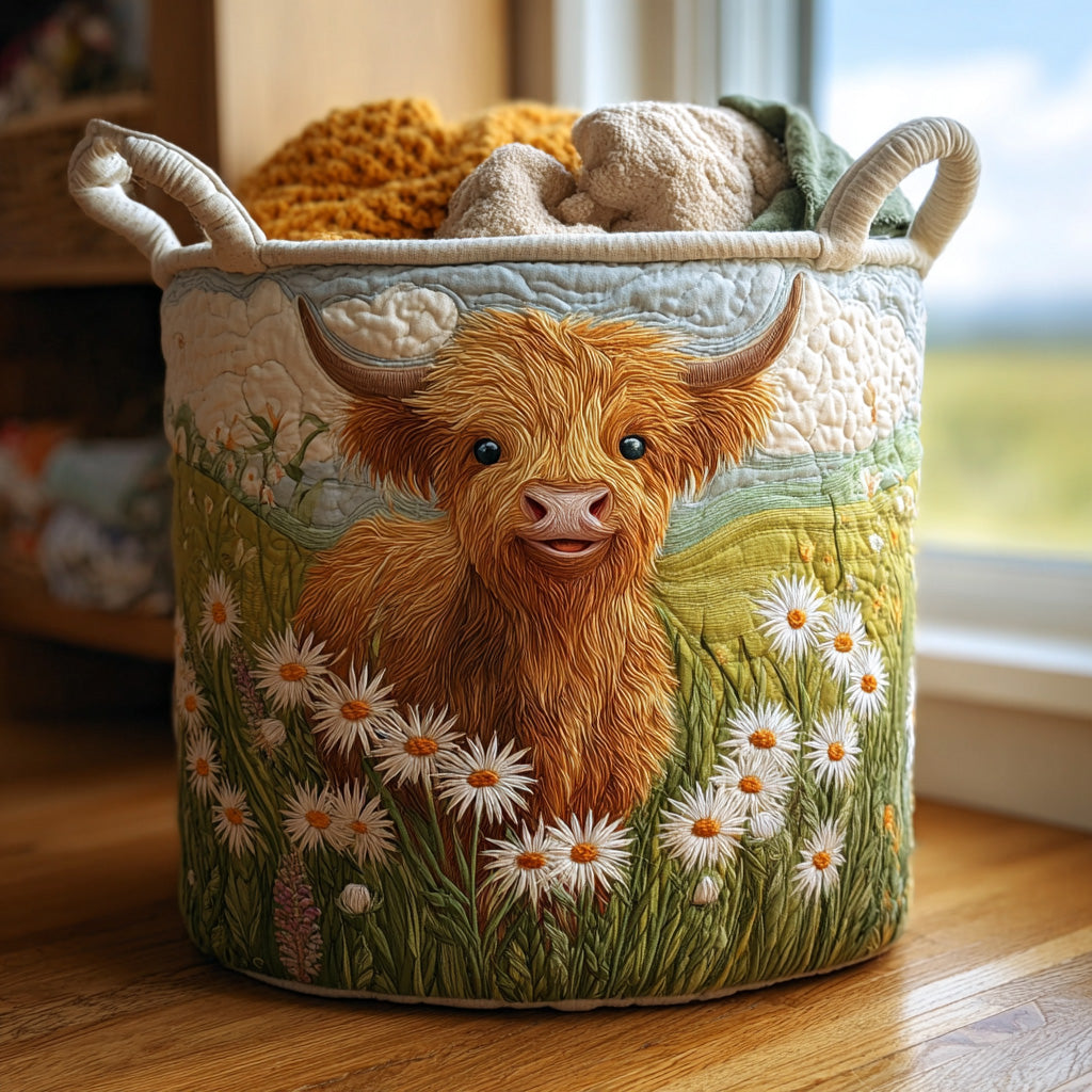 Highland Charm | Handgefertigter Wäschekorb