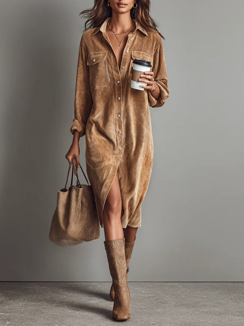 Nadja™ | Midikleid aus Cord
