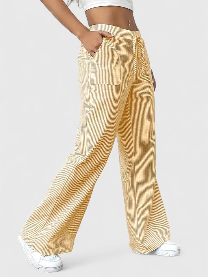 Dominique™ | Bequeme, weite Hose mit eleganten Details