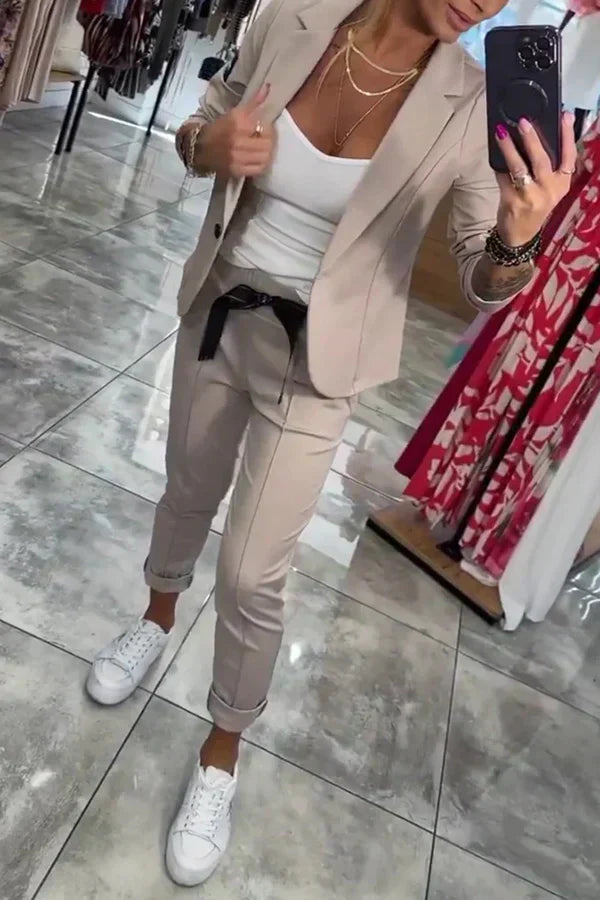 Ariane | Elegantes Blazer- und Hosen-Set