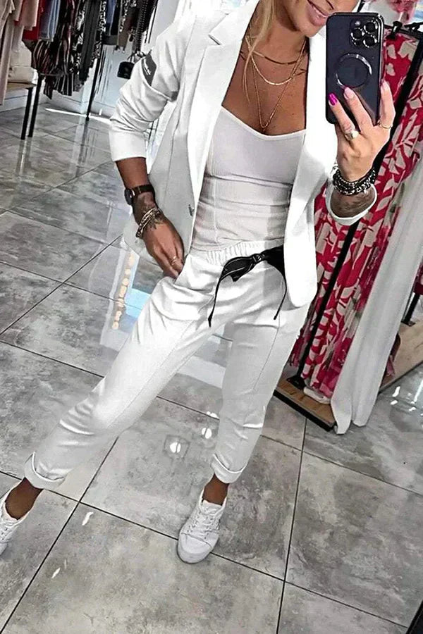 Ariane | Elegantes Blazer- und Hosen-Set