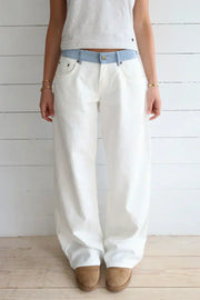 JODIE | Weite Jeans mit Taillenbund