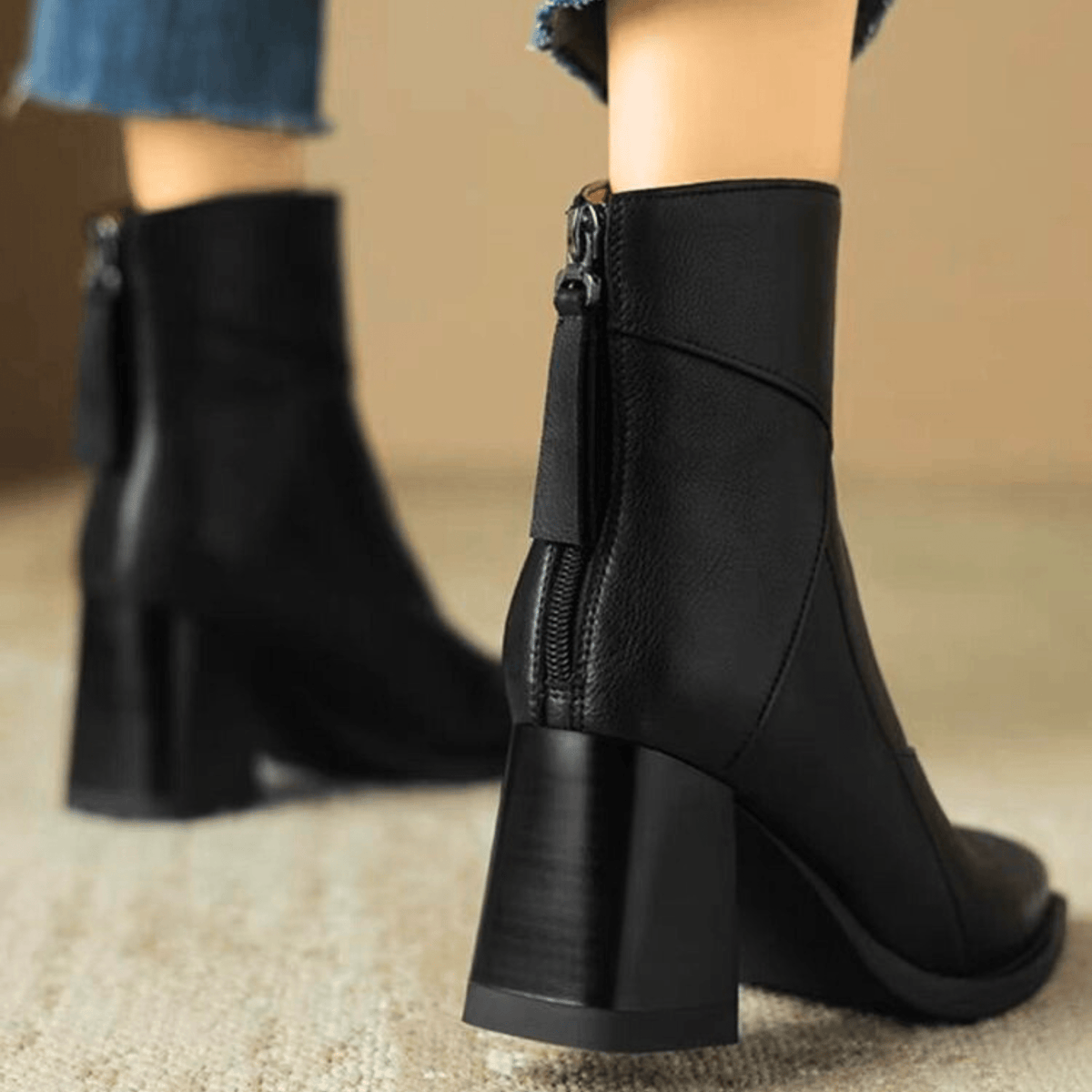 Elara - Bequeme Lederstiefel