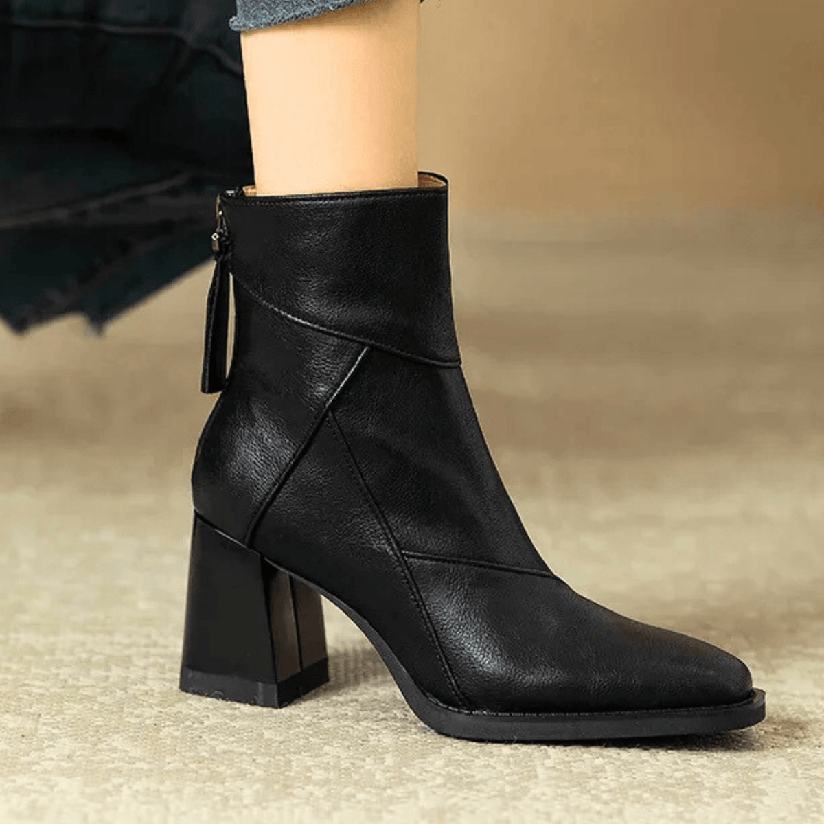 Elara - Bequeme Lederstiefel