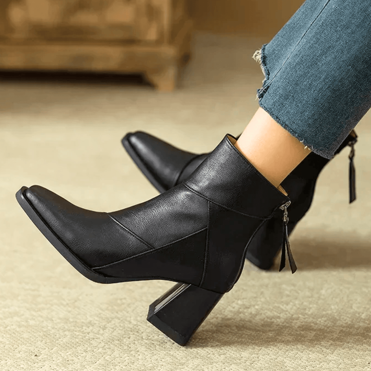 Elara - Bequeme Lederstiefel