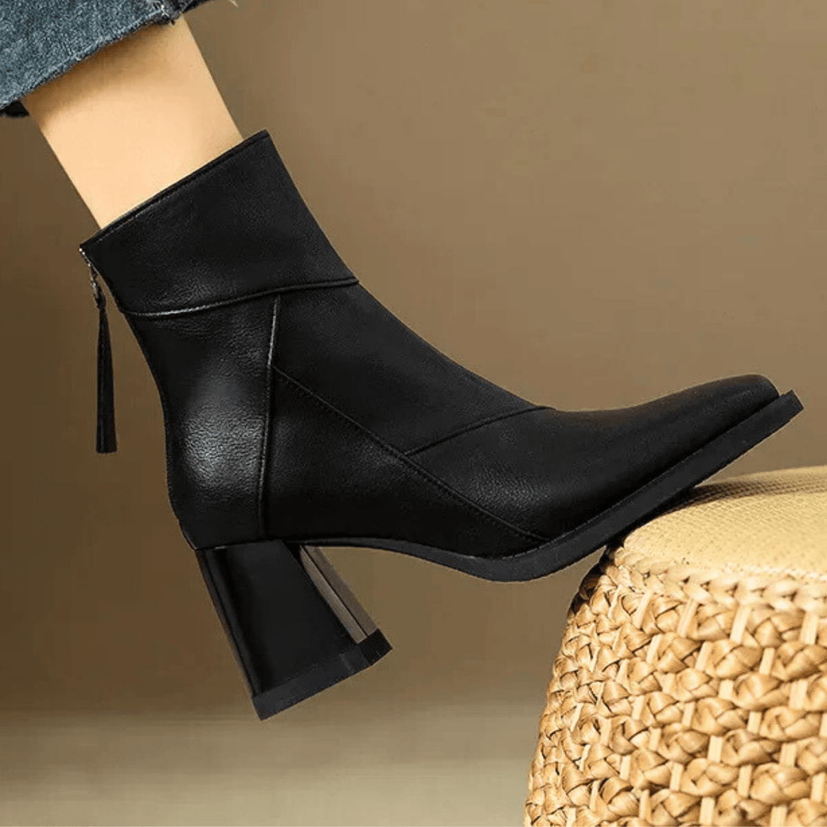 Elara - Bequeme Lederstiefel