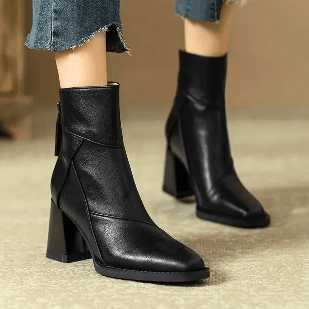 Elara - Bequeme Lederstiefel