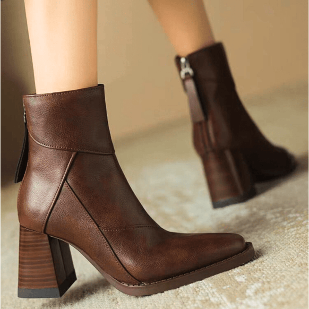 Elara - Bequeme Lederstiefel