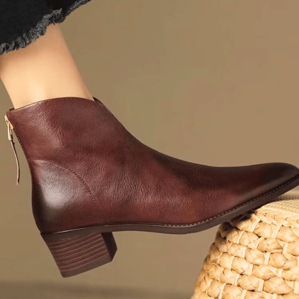 Elowen - Bequeme Lederstiefel