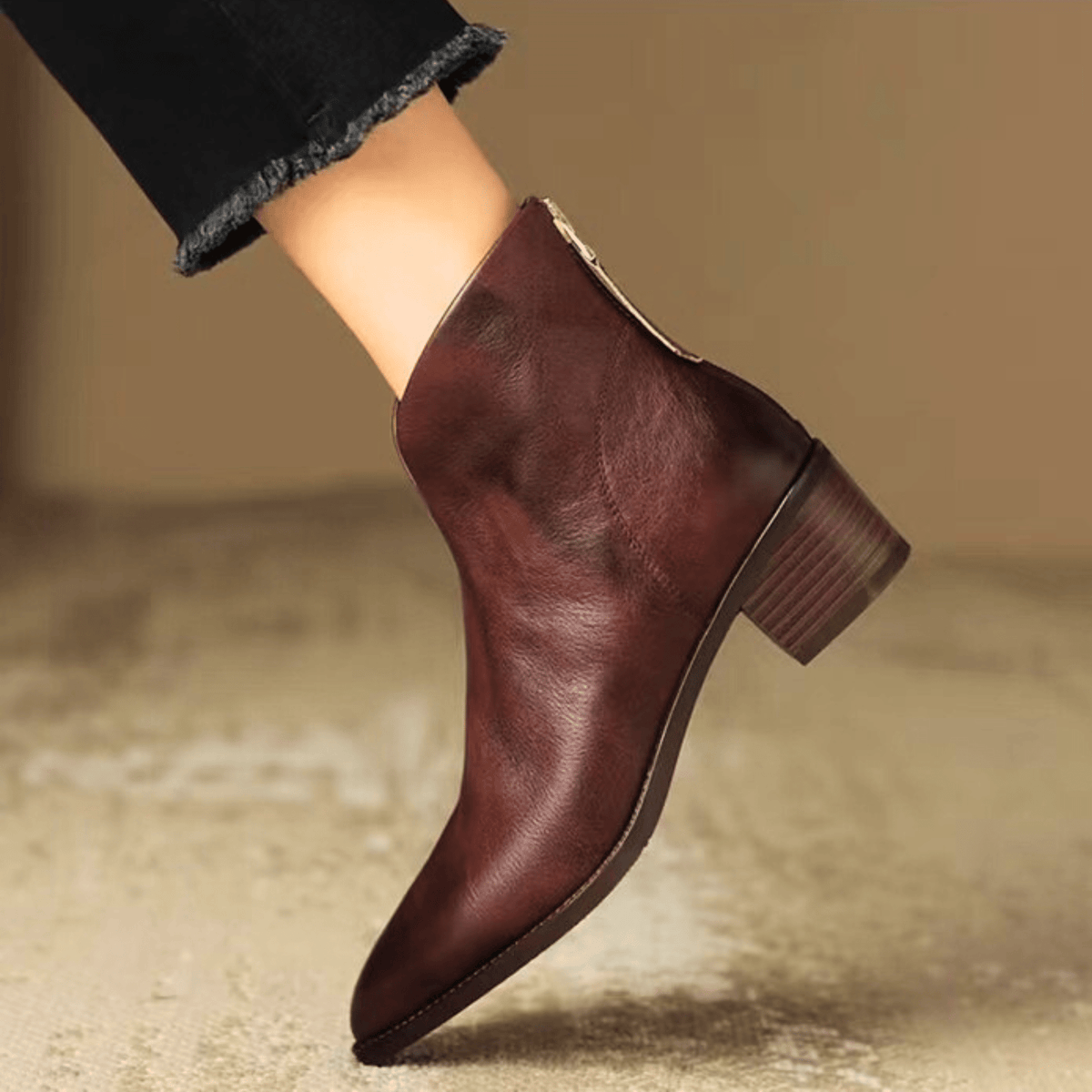 Elowen - Bequeme Lederstiefel