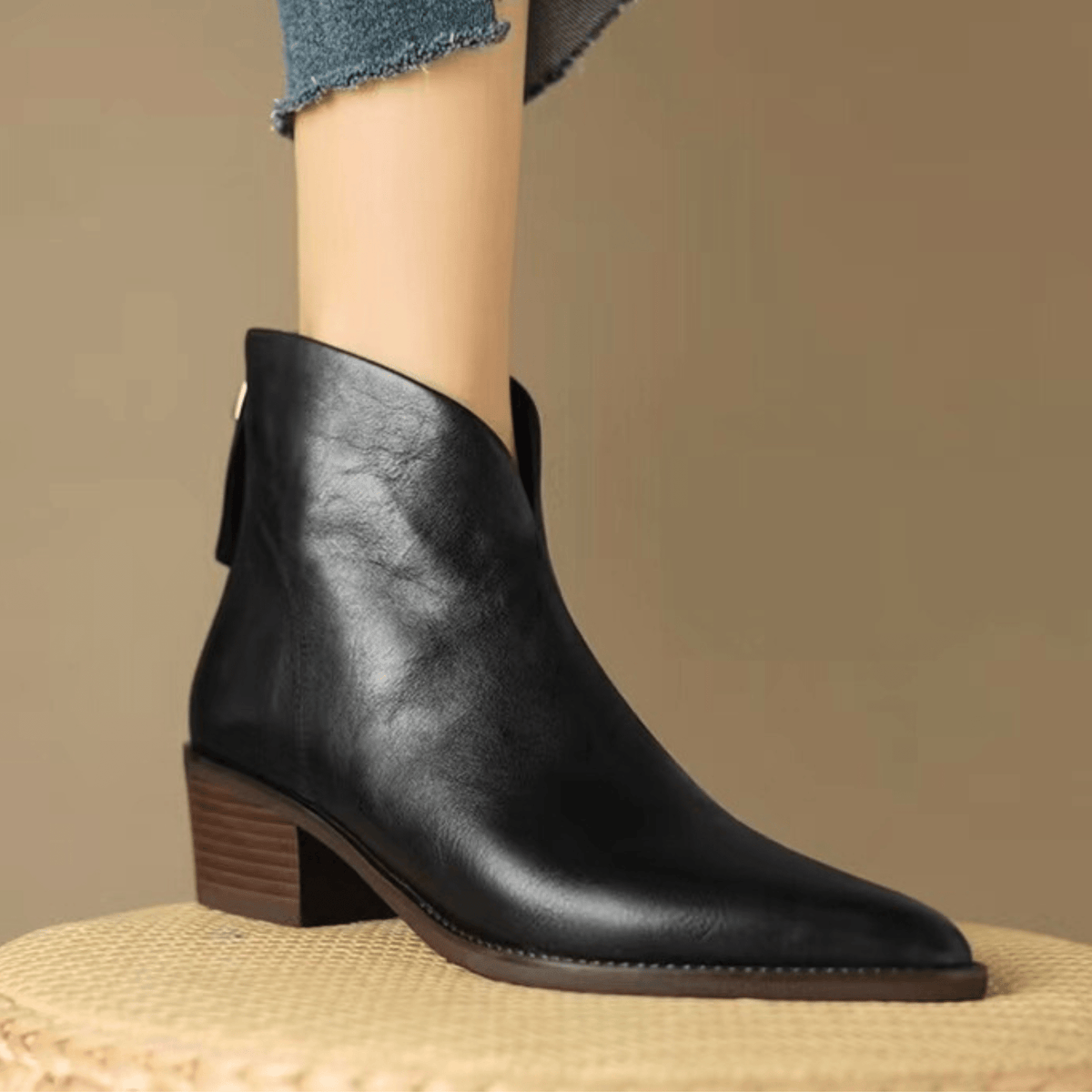 Elowen - Bequeme Lederstiefel